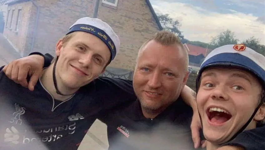 Direktør Claus Jørgensen foran EventTrucks’ studentervogne